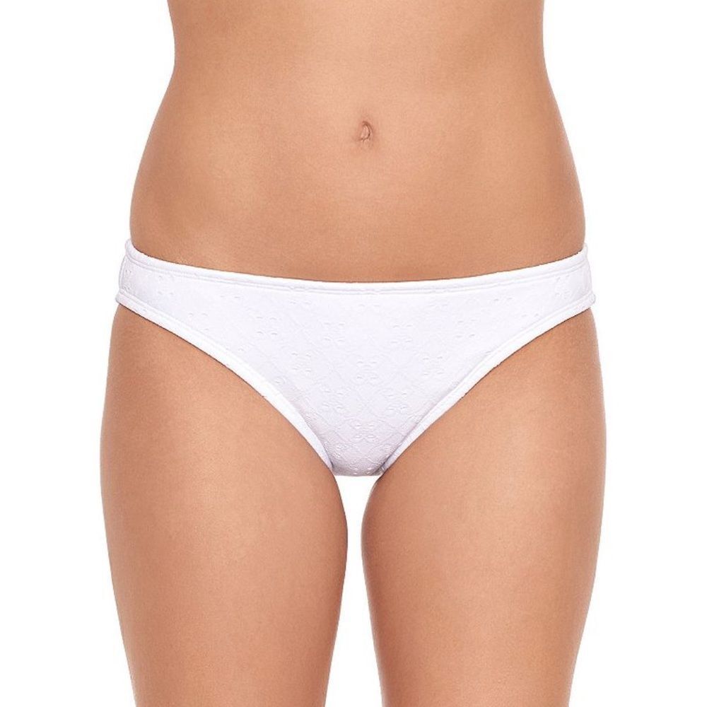 SO small white bikini bottoms low rise hipster